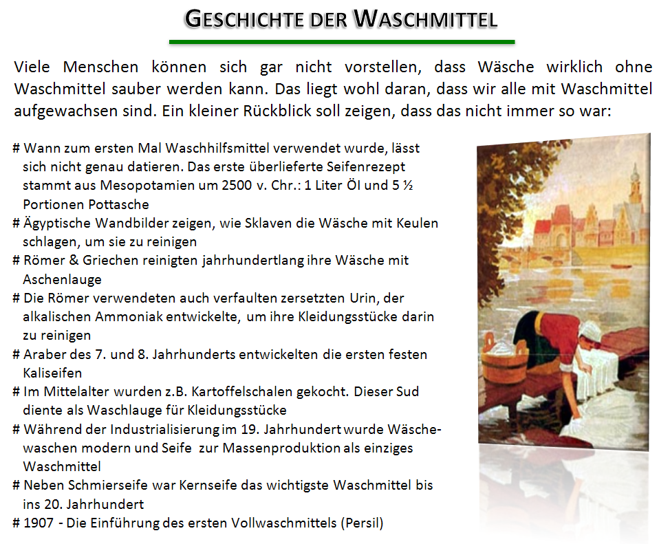 Geschichte der Waschmittel